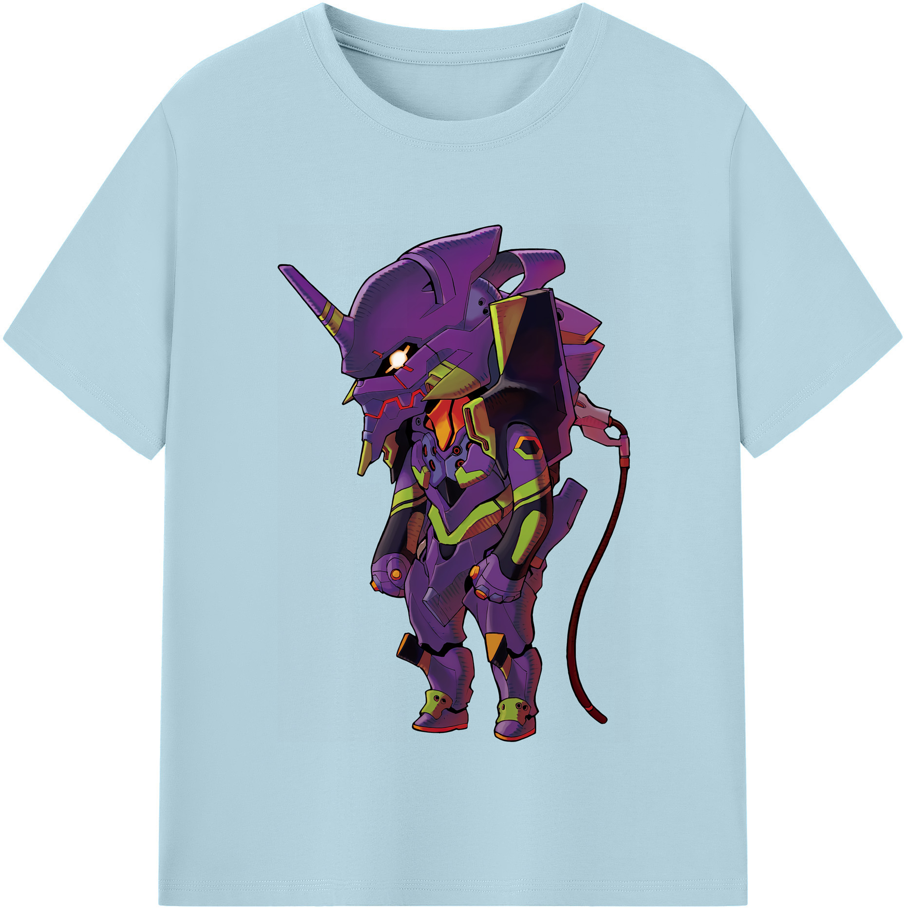 （画像用） EVA 新世紀エヴァンゲリオン 綿100％半袖Tシャツ（フロントプリント）